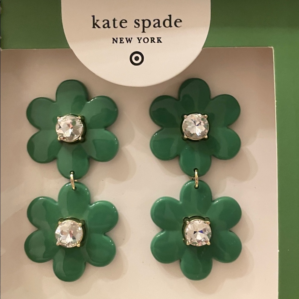 Kate spade limited edition green earrings - Picture 5 of 5